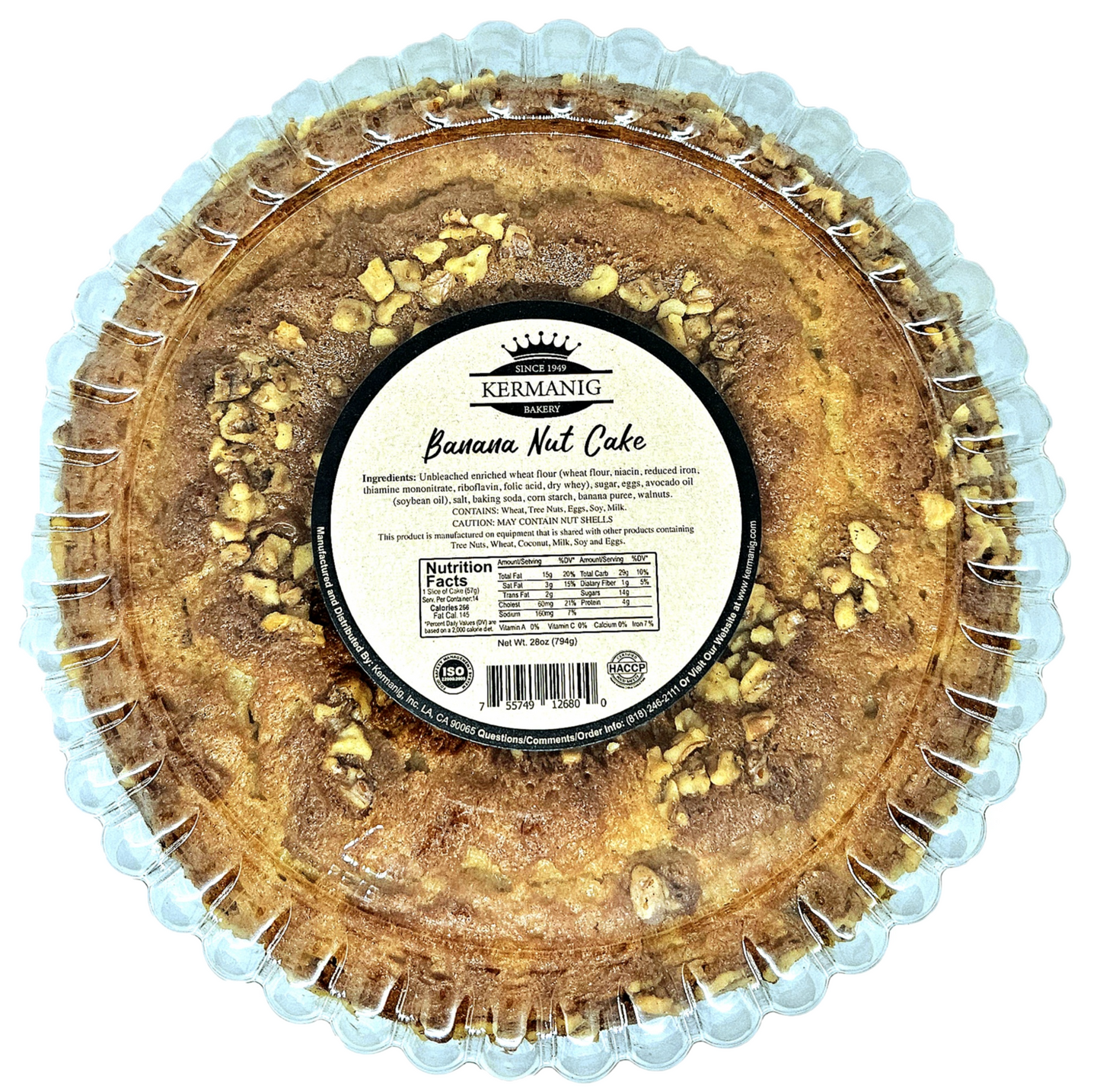 Banana Nut Cake