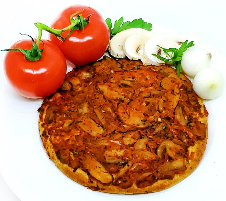 Whole Wheat Tomato & Mushroom Focaccia