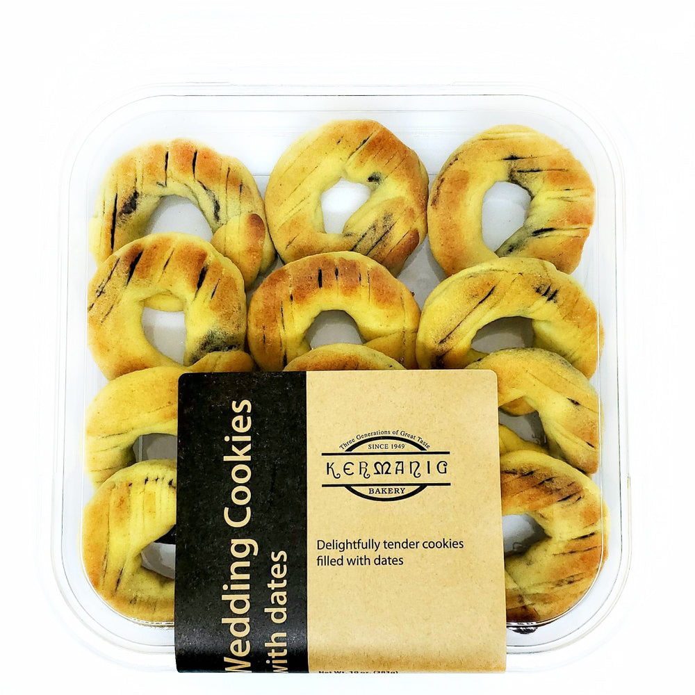 Ring Wedding Cookies with Dates
