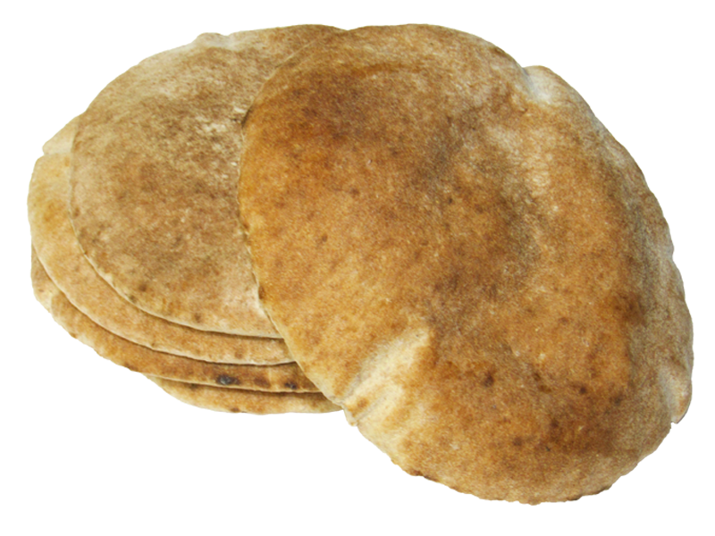 6" Small Pita Bread (18 Pieces)