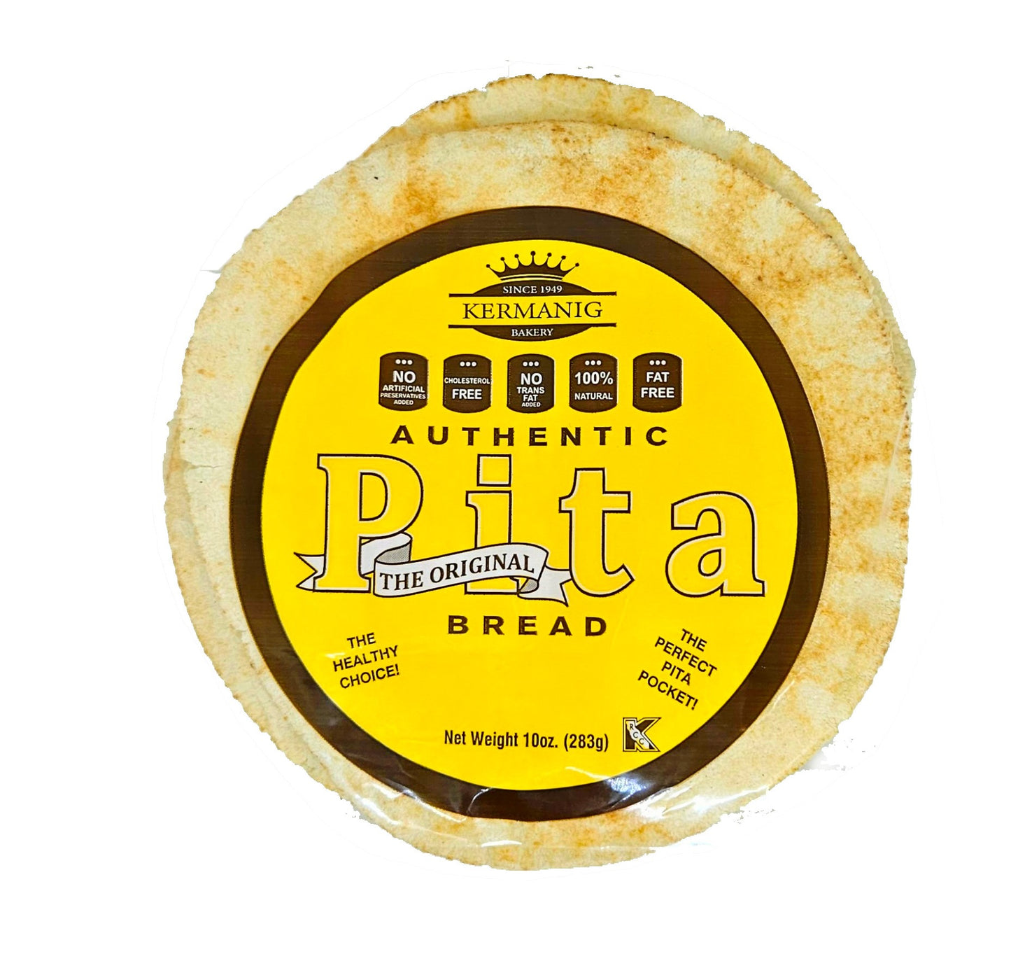 7" Small White Pita  (6 Pieces)