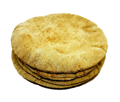 8" Large Whole Wheat Pita Bread (6 Pieces)